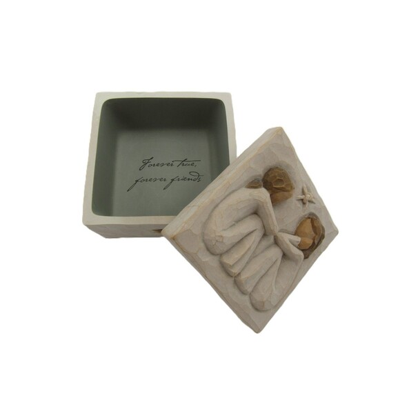 Willow Tree 2003 Friendship Forever True, Forever Friends Keepsake Box Y2K VTG - Picture 2 of 13
